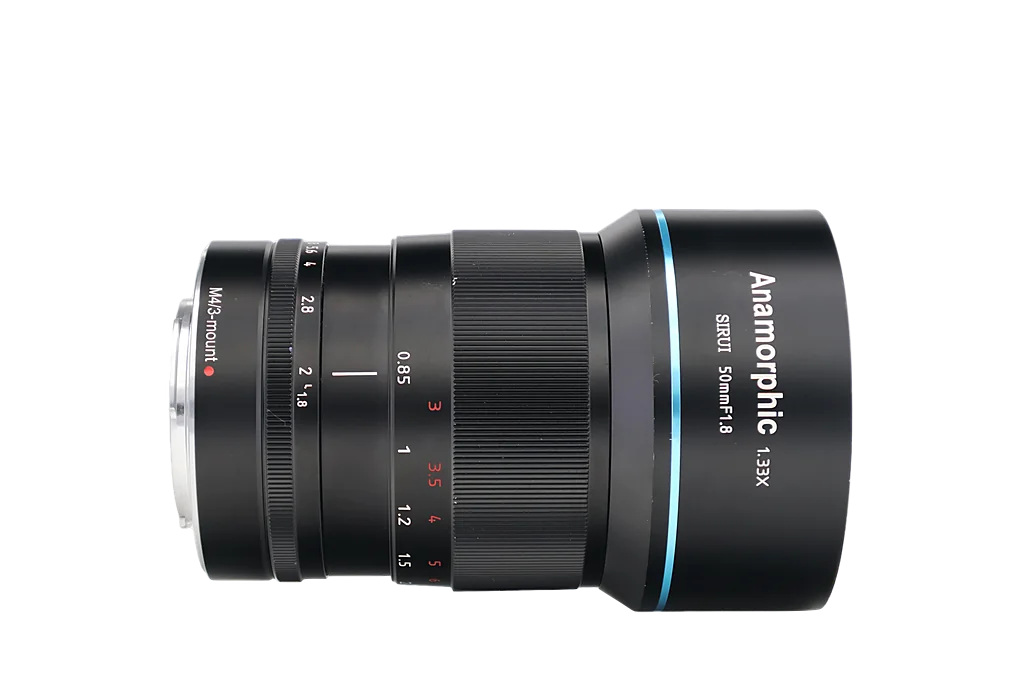 Sirui 50mm f/1.8 1.33x Anamorphic Lens - Micro Four Thirds Fit